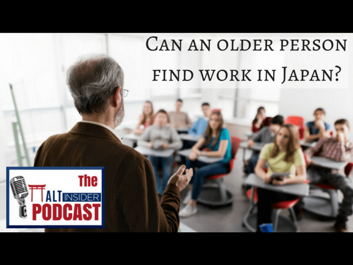 ALTInsider Podcast – Can an older person find work in Japan?