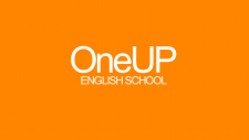OneUP English School logo