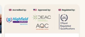 DEAC and AQC accreditation graphic