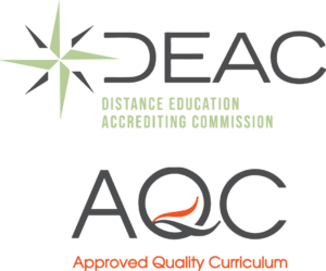 DEAC and AQC accreditation logos