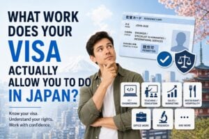 What work does your visa actually allow you to do in Japan?