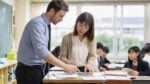 Assistant Language Teacher and Japanese teacher team teaching in a Japanese classroom