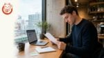 Foreign professional in Japan reviewing a resume and job search notes while planning a better career move